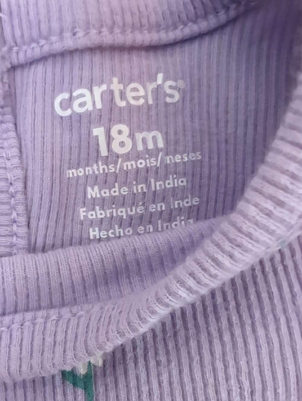 Three Carter's Baby Rompers - Picture 3 of 8